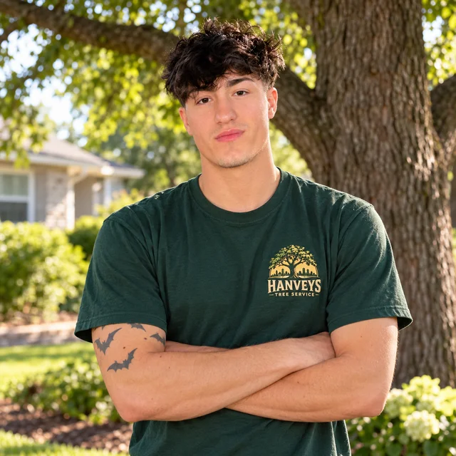Tyson Hanvey, owner of Hanvey’s Tree Service