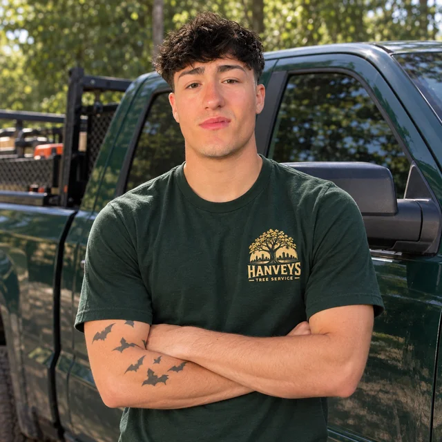 Tyson Hanvey, owner of Hanvey’s Tree Service